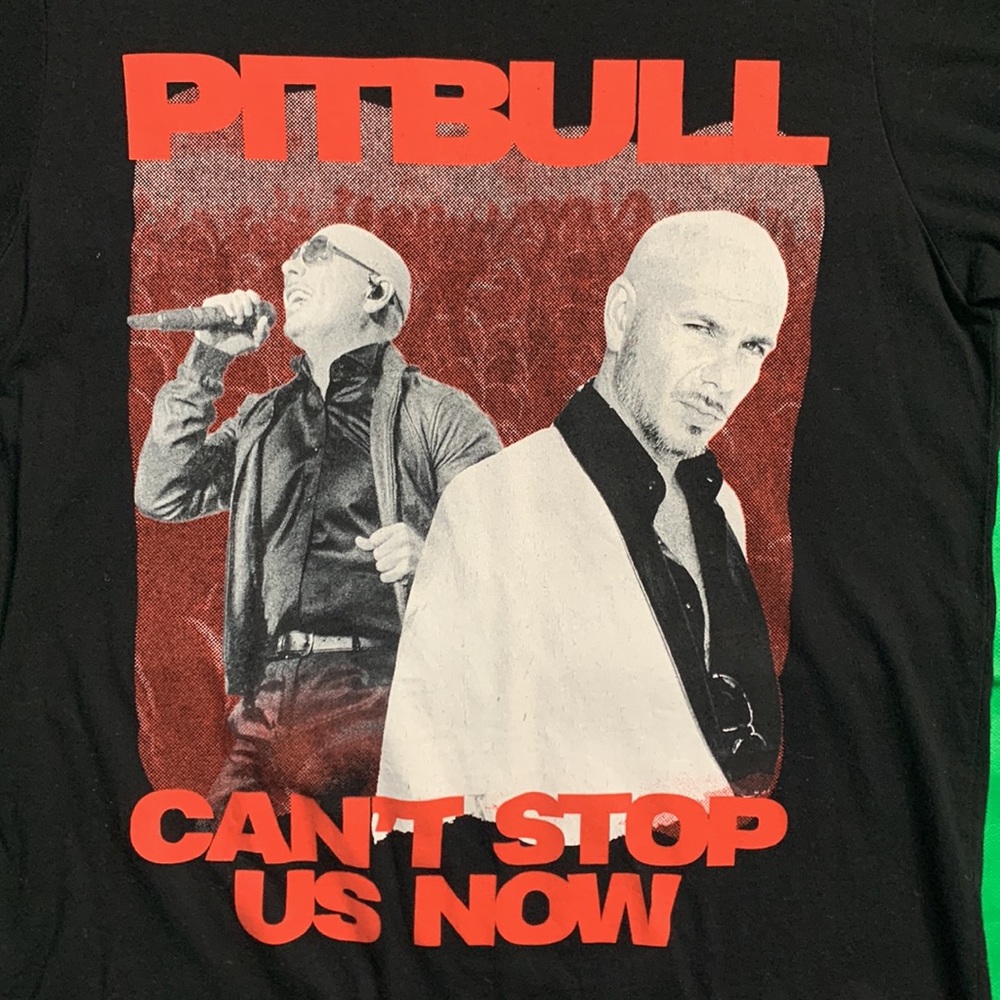 PITBULL CANT STOP US NOW SUMMER TOUR SHIRT 2022.
